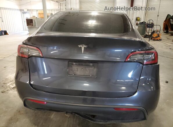 5YJYGDEE0MF190285 2021 TESLA MODEL Gray Widok z tyłu