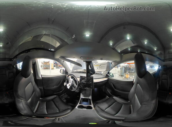 5YJYGDEE0MF190285 2021 TESLA MODEL Gray Widok naklejki z numerem VIN