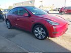 2021 Tesla Model Y Long Range Dual Motor All-wheel Drive Red vin: 5YJYGDEE2MF251572