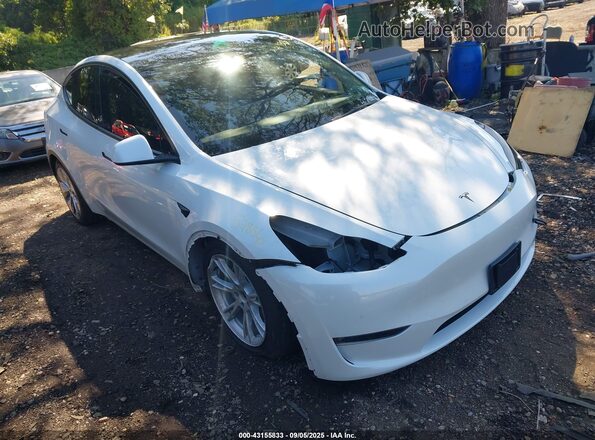 5YJYGDEE3MF295497 2021 TESLA MODEL Y White Передня права чверть