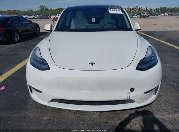 5YJYGDEE4MF252819 2021 TESLA MODEL Y White წინა ხედი