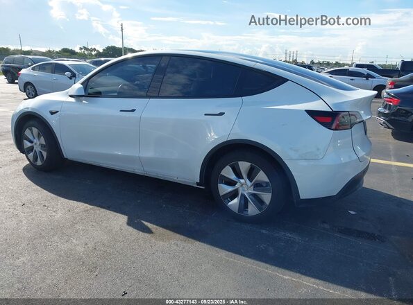 5YJYGDEE4MF252819 2021 TESLA MODEL Y White უკანა მარცხენა