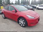2021 Tesla Model Y Long Range Dual Motor All-wheel Drive Red vin: 5YJYGDEE5MF079246