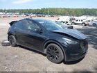 2021 Tesla Model Y Long Range Dual Motor All-wheel Drive Black vin: 5YJYGDEE6MF080874