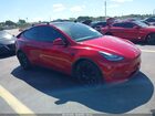 2021 Tesla Model Y Long Range Dual Motor All-wheel Drive Red vin: 5YJYGDEE7MF141276