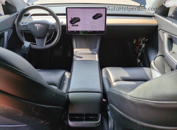 5YJYGDEE9MF219220 2021 TESLA MODEL Black Widok deski rozdzielczej
