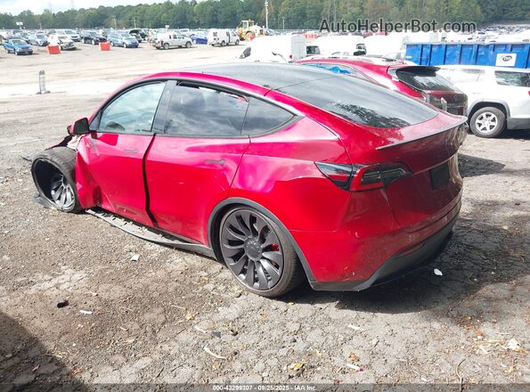5YJYGDEF0MF141015 2021 TESLA MODEL Y Red Задня ліва чверть