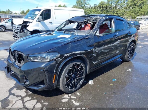 5YM23EC06N9L93330 2022 BMW X4 Черный Передняя левая четверть