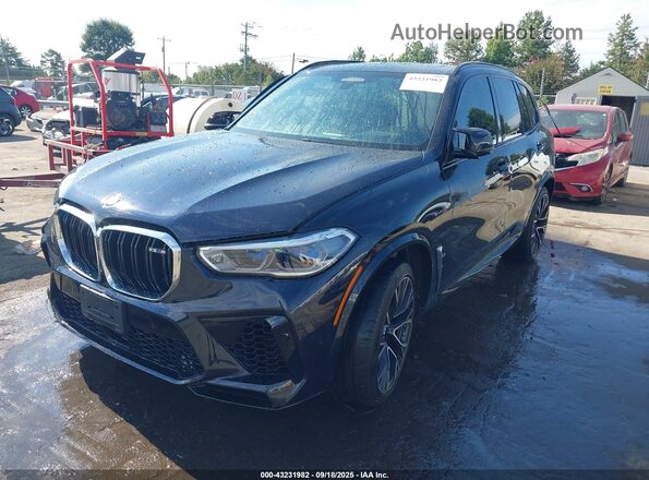 5YMJU0C01M9E49090 2021 BMW X5 Синий Передняя левая четверть