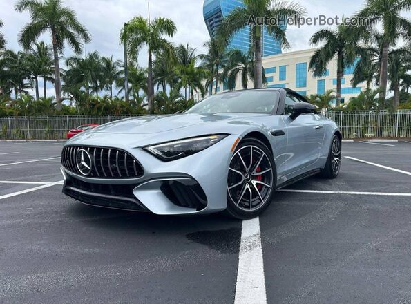 W1KVK8ABXNF006235 2022 MERCEDES-BENZ SL Синий Задняя левая четверть