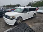 2018 Ford Flex Sel White vin: 2FMGK5C84JBA09562