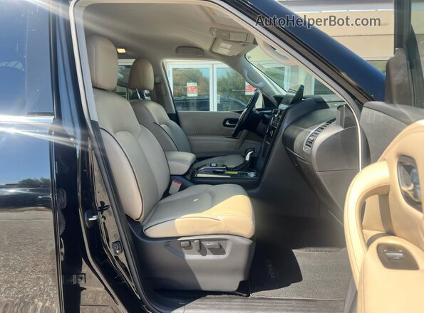 JN8AY2AD6N9675255 2022 NISSAN ARMADA Black Front view
