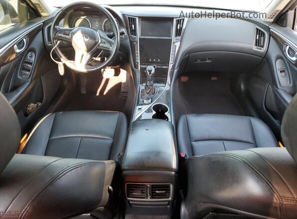 JN1EV7AP3JM364972 2018 INFINITI Q50 Silver ხელსაწყოთა პანელის ხედი