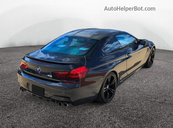 WBS6J9C37HD934XXX 2017 BMW M6 Черный Передняя правая четверть