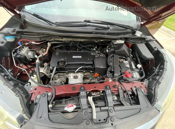 5J6RM4H50GL069356 2016 HONDA CRV Maroon Widok deski rozdzielczej