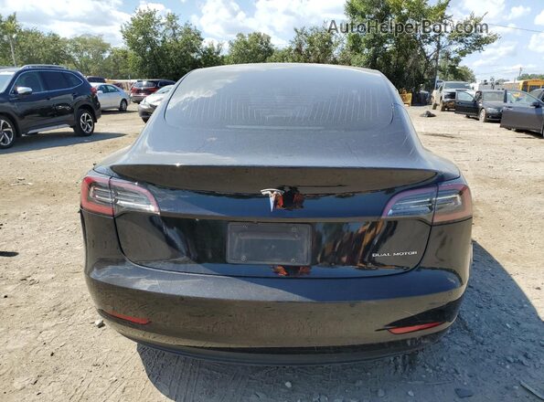 5YJ3E1EB0JF070521 2018 TESLA MODEL Black Սալոնի դիմացի տեսք