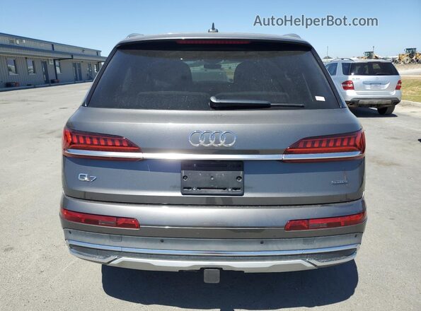 WA1VXAF75LD003401 2020 AUDI Q7 Charcoal Вид салону спереду
