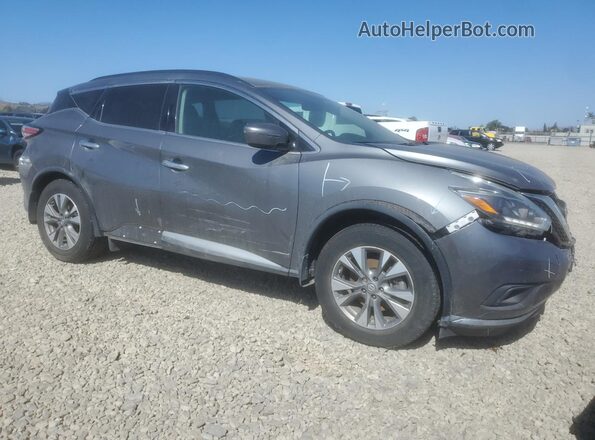 5N1AZ2MG4JN169290 2018 NISSAN MURANO Gray Widok z przodu