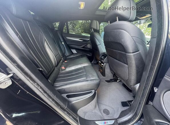 5UXKU2C50J0Z61424 2018 BMW X6 Black Front interior view