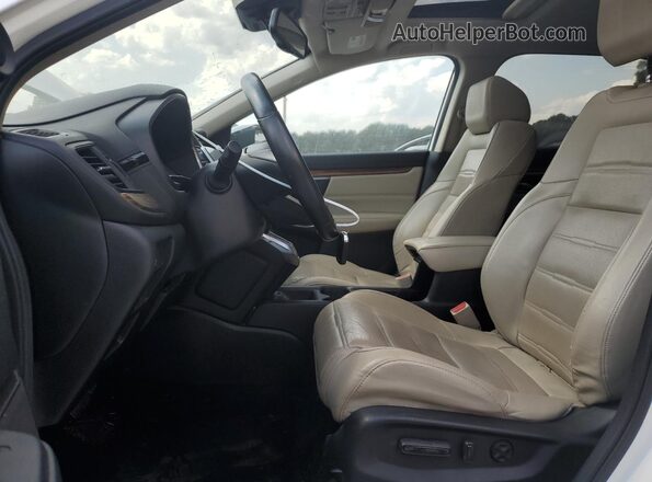 2HKRW1H8XJH502315 2018 HONDA CRV Белый Вид панели приборов