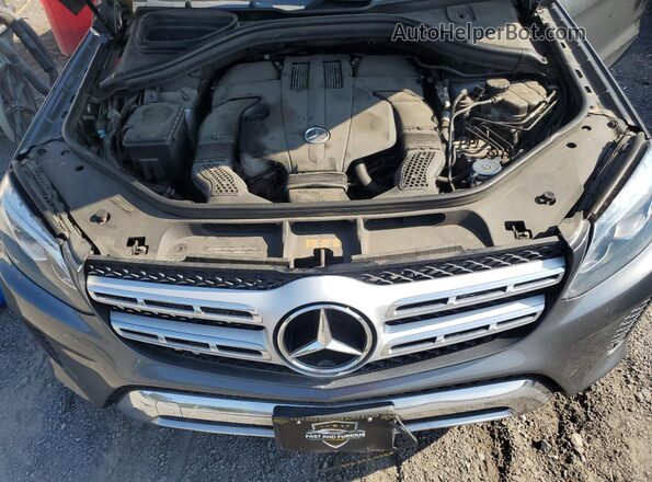 4JGDF6EE3KB227337 2019 MERCEDES-BENZ GLS Gray Vista de la etiqueta del VIN