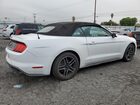 2018 Ford Mustang White vin: 1FATP8UH3J5155126