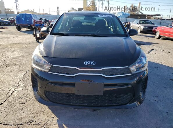 3KPA24AB3JE127632 2018 KIA RIO Черный Вид сзади
