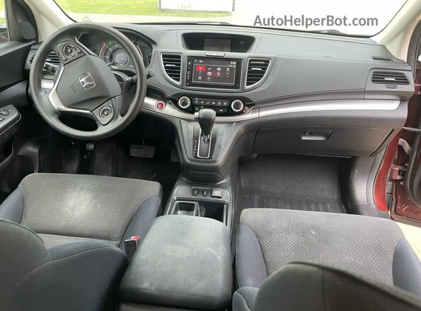 5J6RM4H50GL069356 2016 HONDA CRV Maroon Widok tylnych siedzeń