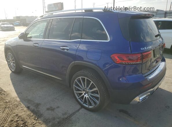 W1N4M4HB5LW024436 2020 MERCEDES-BENZ GLB-CLASS Синий Задняя правая четверть
