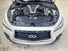 2018 Infiniti Q50 Luxe White vin: JN1EV7AR5JM436823