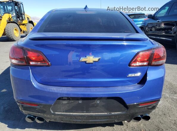 6G3F15RW9HL301052 2017 CHEVROLET SS Blue Vista trasera