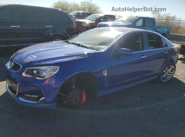 6G3F15RW9HL301052 2017 CHEVROLET SS Blue Vista tres cuartos delantera izquierda
