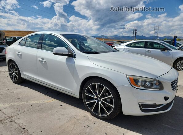 YV149MFK5G2400376 2016 VOLVO S60 White წინა ხედი