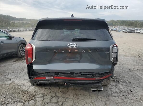 KM8R5DGE7RU681714 2024 HYUNDAI PALISADE Gray Вид салону спереду