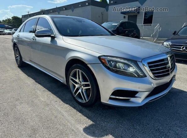 WDDUG8CB9HA332278 2017 MERCEDES-BENZ S-CLASS Серебряный Вид спереди
