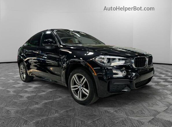 5UXKU2C5XH0N84XXX 2017 BMW X6 Черный Передняя левая четверть