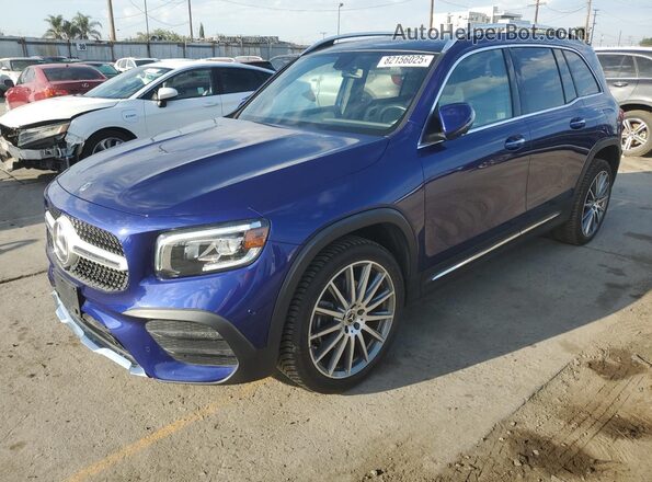 W1N4M4HB5LW024436 2020 MERCEDES-BENZ GLB-CLASS Синий Задняя левая четверть