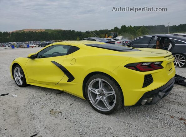 1G1YB2D41M5125614 2021 CHEVROLET CORVETTE Yellow Rear right