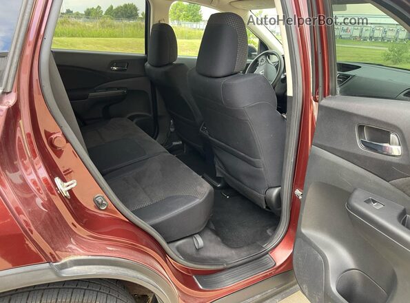 5J6RM4H50GL069356 2016 HONDA CRV Maroon Widok wnętrza z przodu