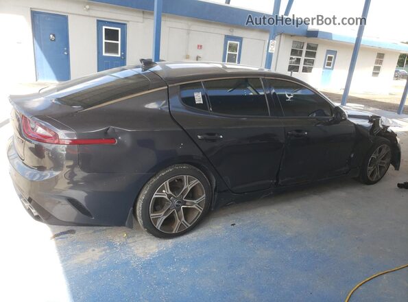 KNAE15LA7M6088033 2021 KIA STINGER Gray Przód prawy