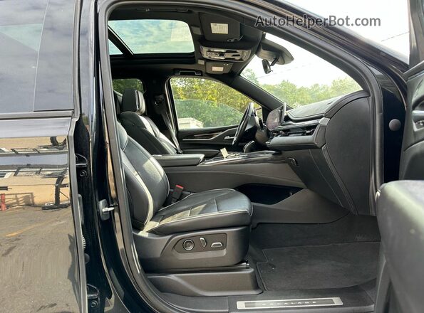 1GYS3PKL5MR242875 2021 CADILLAC ESCALADE Черный Вид щитка приборов