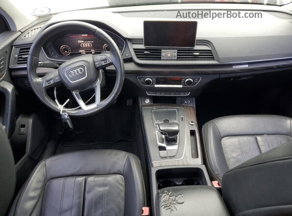 WA1BNAFY3J2203025 2018 AUDI Q5 White Вид щитка приладів