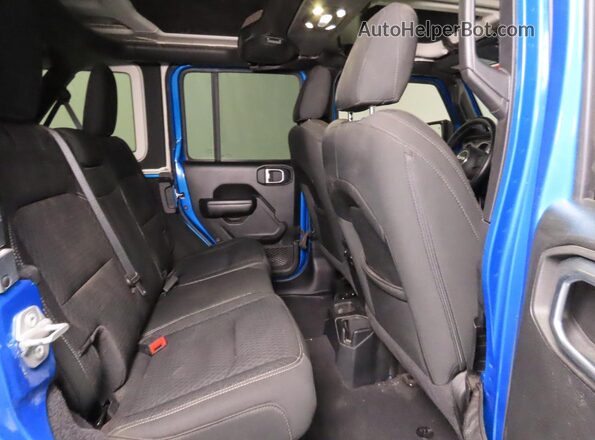 1C4HJXDG2MW729278 2021 JEEP WRANGLER Blue Front interior view
