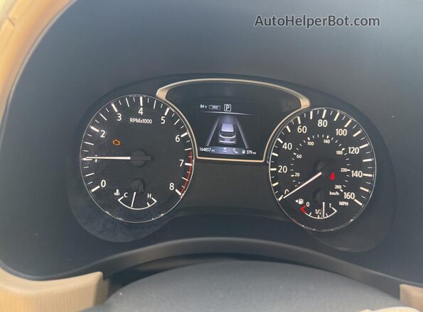 5N1DR2MM0JC644075 2018 NISSAN PATHFINDER Белый Вид щитка приборов