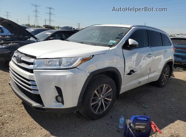 5TDJZRFH0JS878117 2018 TOYOTA HIGHLANDER White Trasero izquierdo