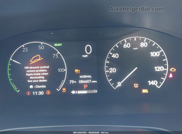7FARS5H89RE033834 2024 HONDA CR-V HYBRID Gray Vista de los asientos traseros