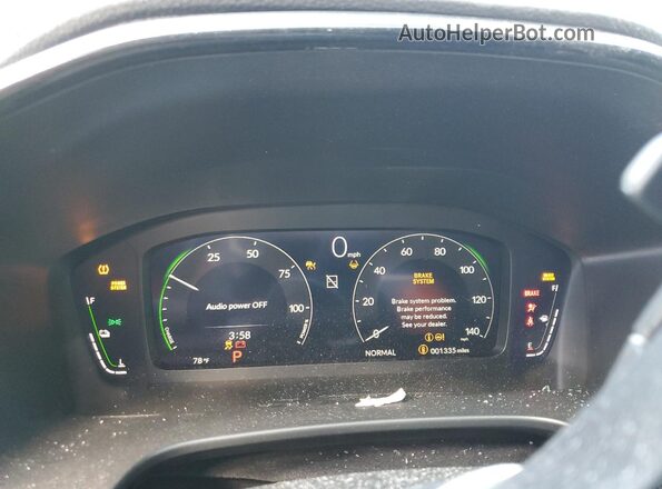 7FARS6H90TE010044 2026 HONDA CR-V Black Вид щитка приладів