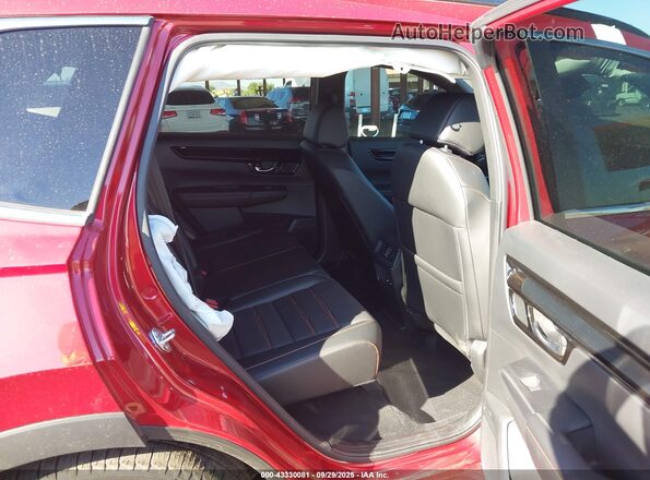 7FARS6H96SE075673 2025 HONDA CR-V HYBRID Red Widok naklejki z numerem VIN