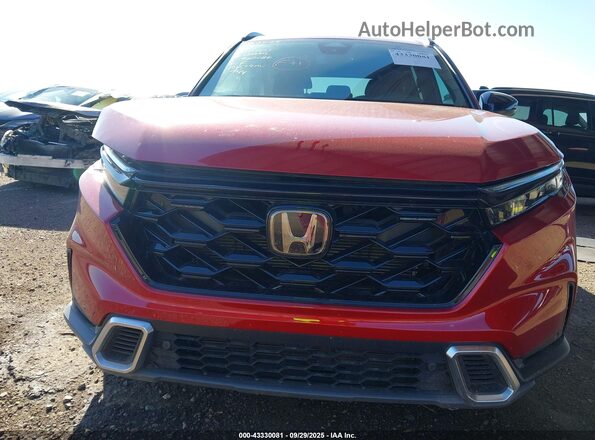 7FARS6H96SE075673 2025 HONDA CR-V HYBRID Red Widok zestawu wskaźników
