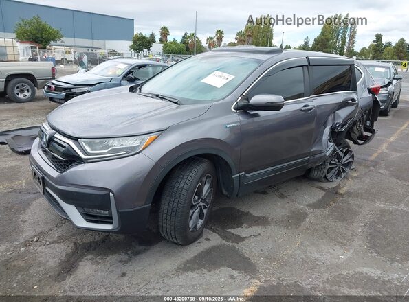 7FART6H86ME011902 2021 HONDA CR-V HYBRID Серый Передняя левая четверть